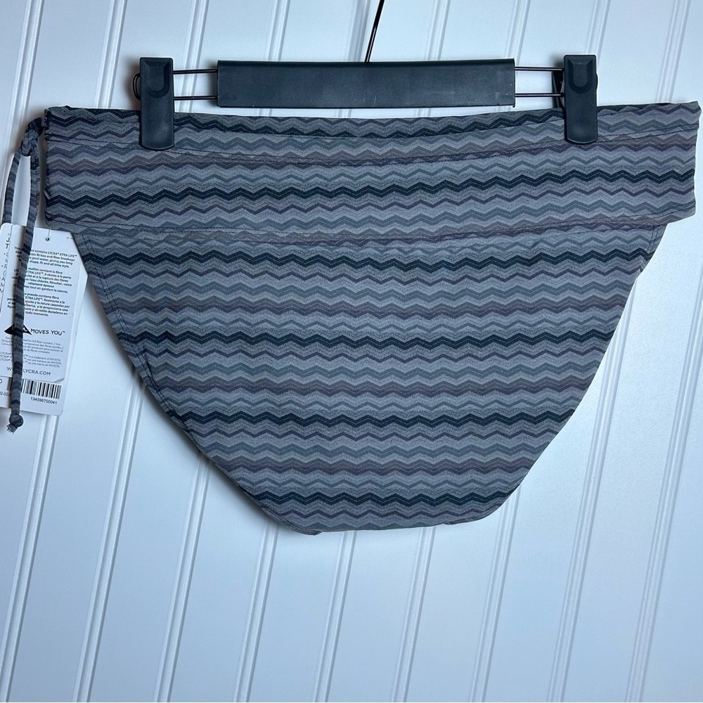 Athleta Jacquard Side Tie Multicolor Print Swim Bikini Bottom NWT Size Large - Picture 3 of 8